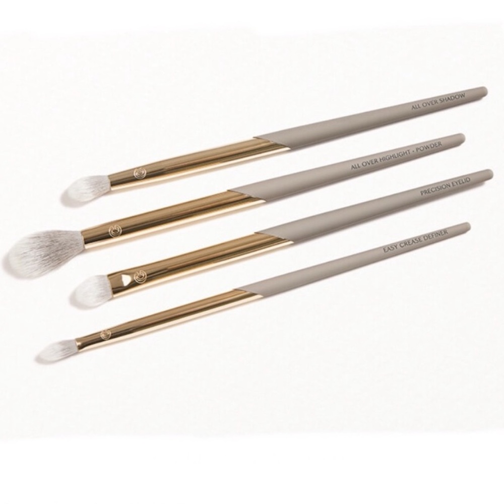 Brand new Complex culture 4 piece makeup brush set for eyes and face
